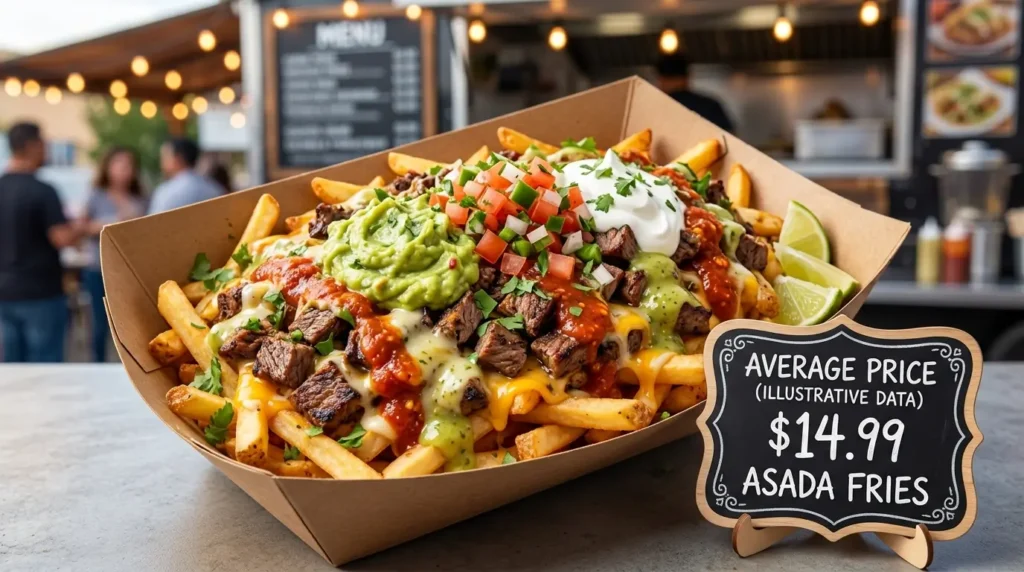 Average Price of Asada Fries