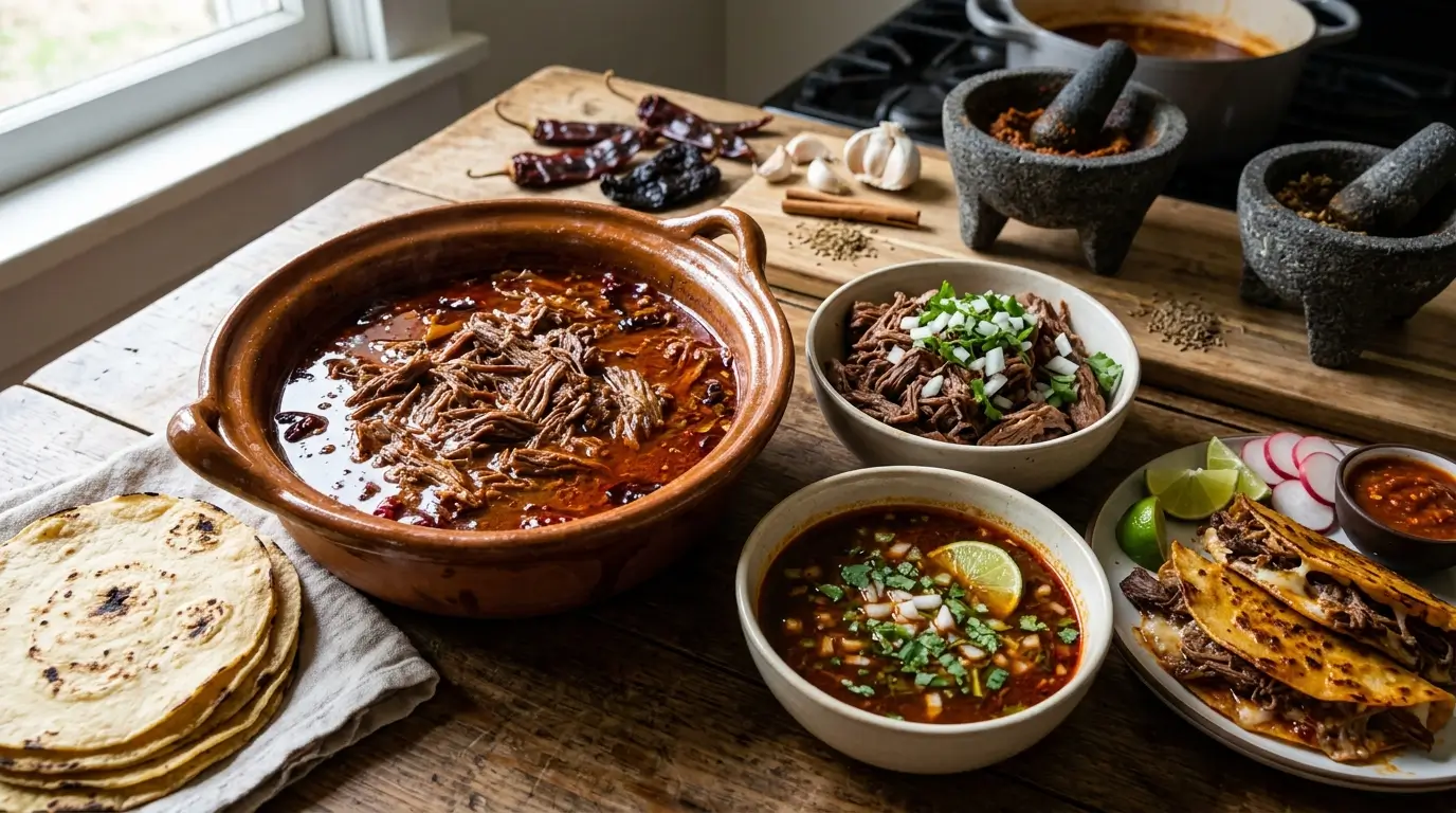 Best Birria de Res (Beef Birria Recipe) – Authentic Mexican Slow-Cooked Beef with Rich Chile Consomé