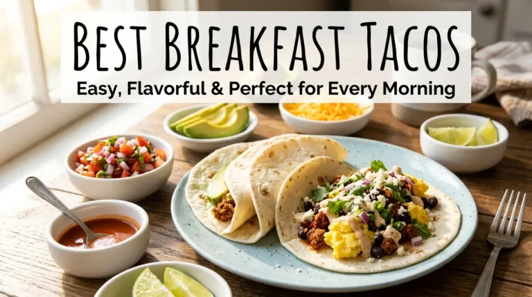 Best Breakfast Tacos Recipe – Easy, Flavorful & Perfect for Every Morning