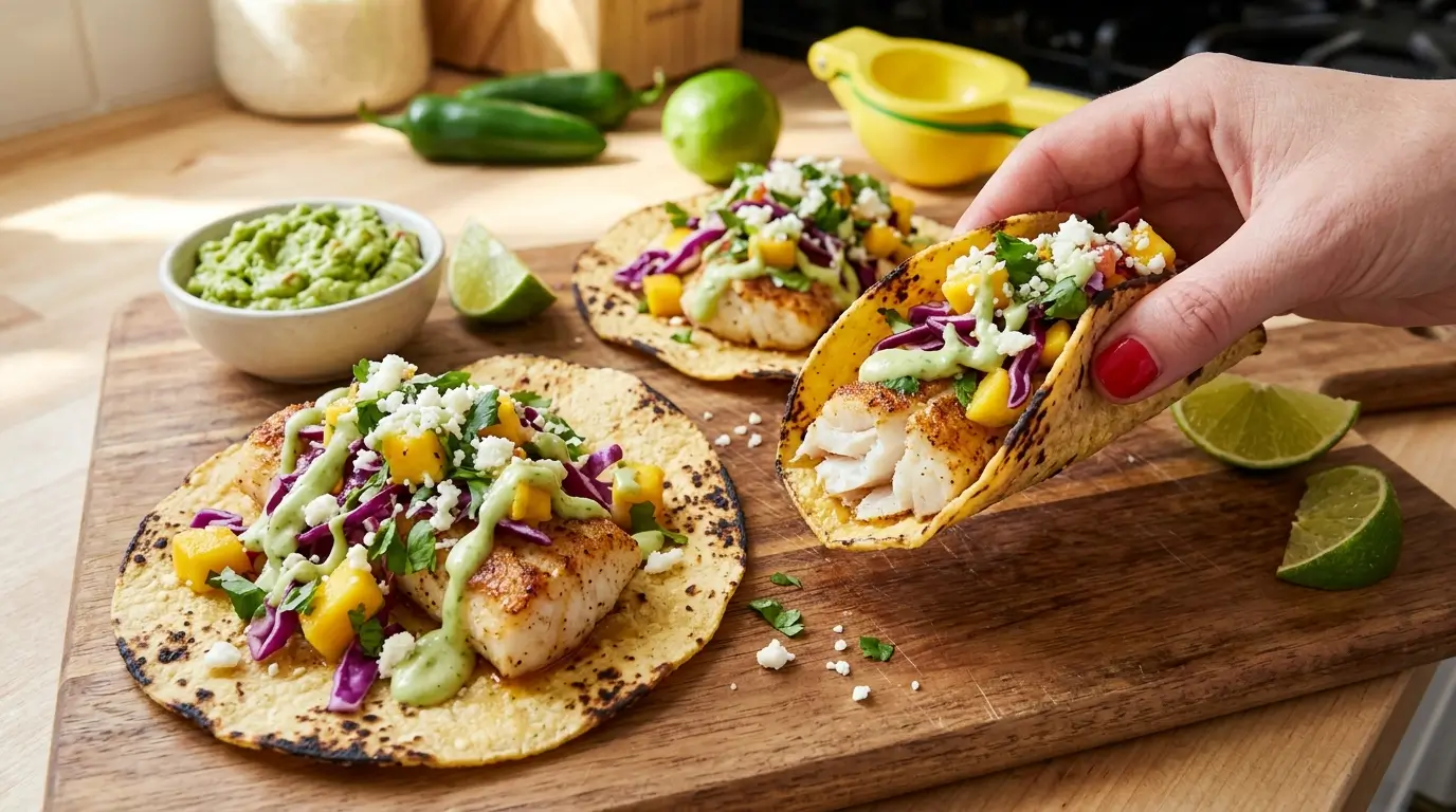 Best Cod Fish Tacos Recipe – Easy, Healthy & Flavor-Packed Fish Tacos