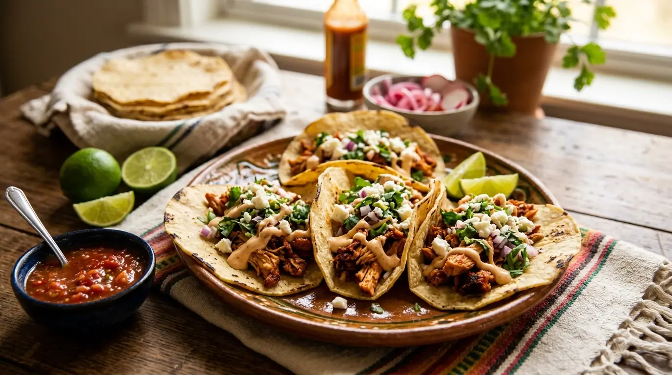 Best Mexican Chicken Tacos Recipe – Authentic, Crispy & Easy Homemade Mexican Tacos