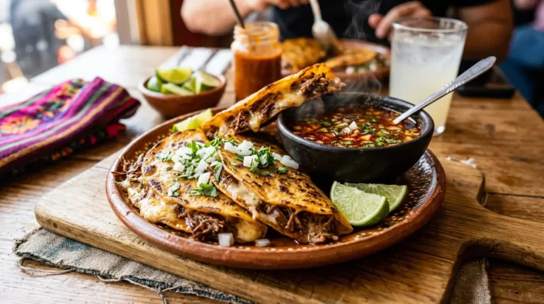 Birria Tacos – Authentic Crispy Quesabirria Recipe with Rich Consommé