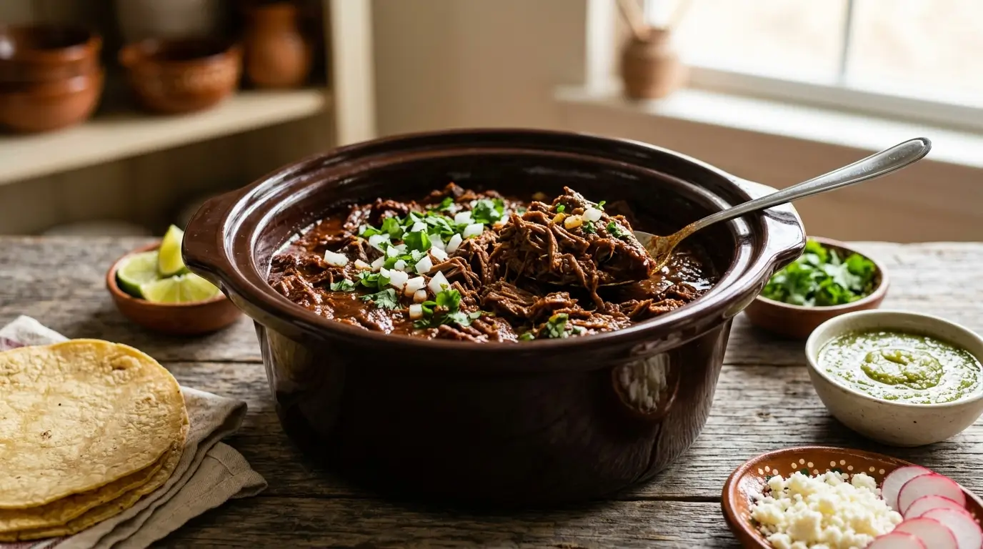 Braised Beef Barbacoa Recipe – Authentic, Juicy & Tender Slow Cooker Mexican Beef
