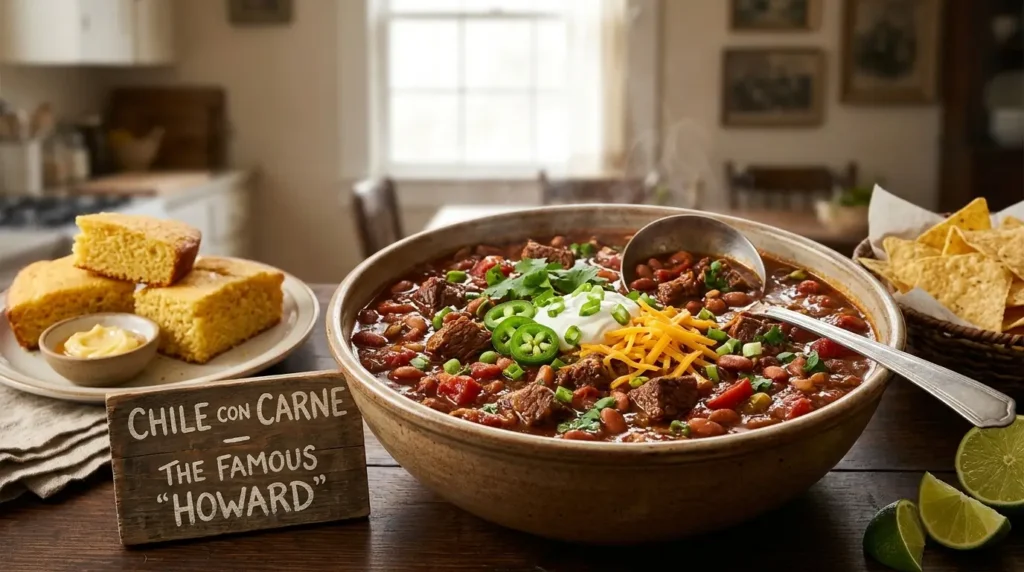 Chile Con Carne – The Famous "Howard"