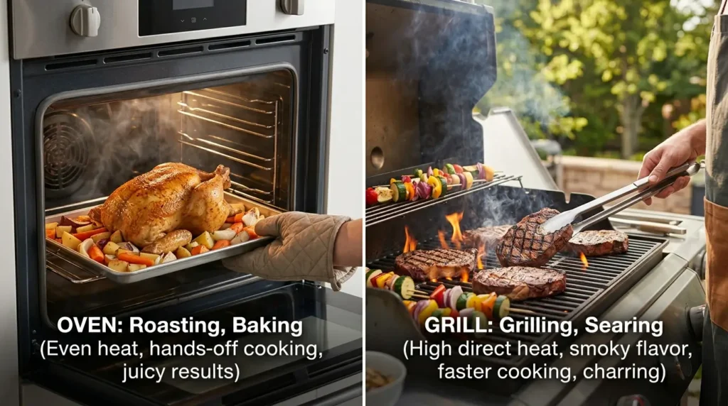 Cooking Method (Oven or Grill)