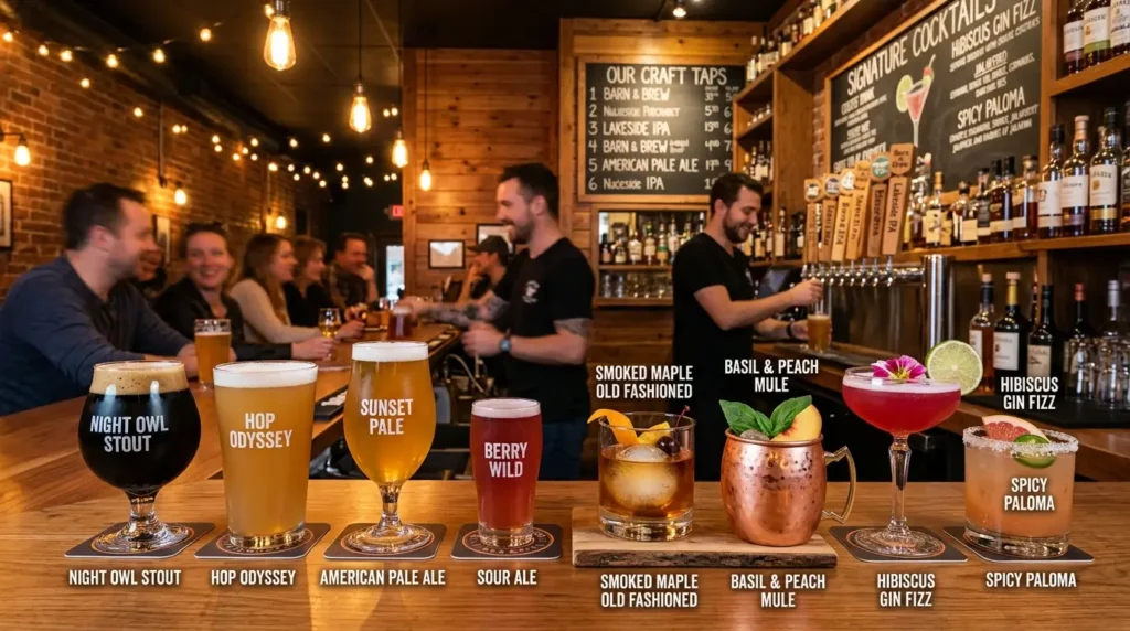 Craft Beer and Signature Drinks
