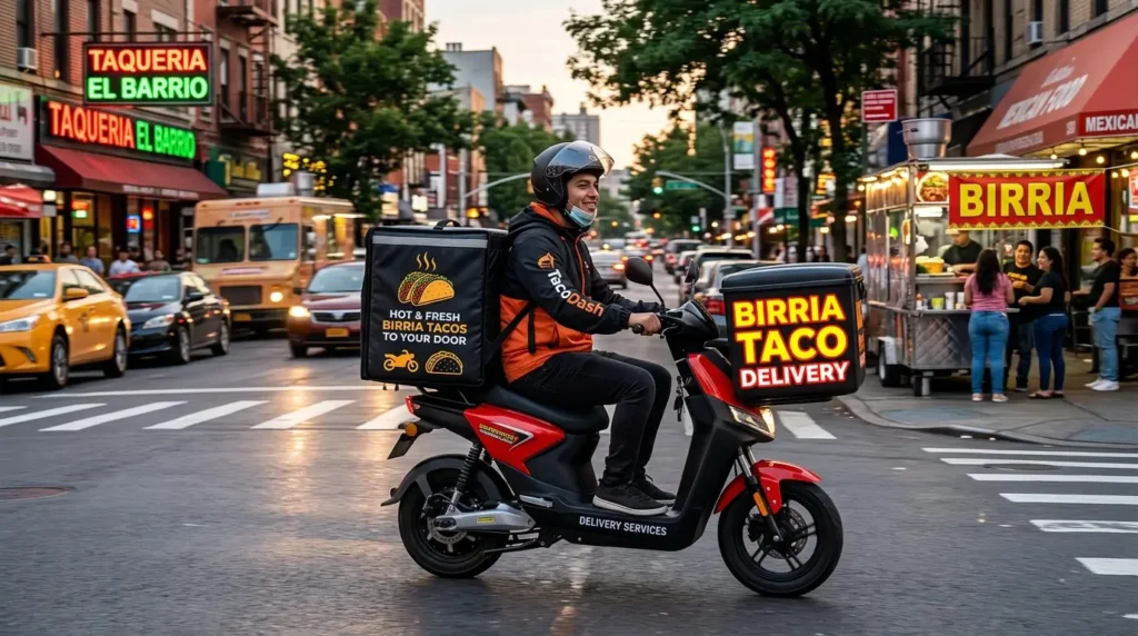 Delivery Services for Birria Tacos