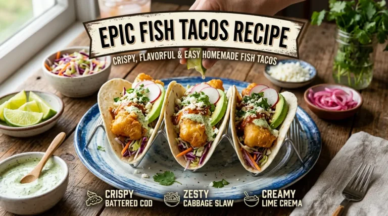 Epic Fish Tacos Recipe: Crispy, Flavorful & Easy Homemade Fish Tacos