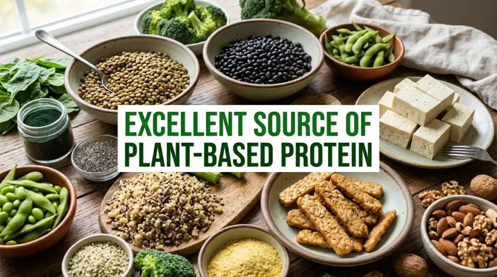 Excellent Source of Plant-Based Protein