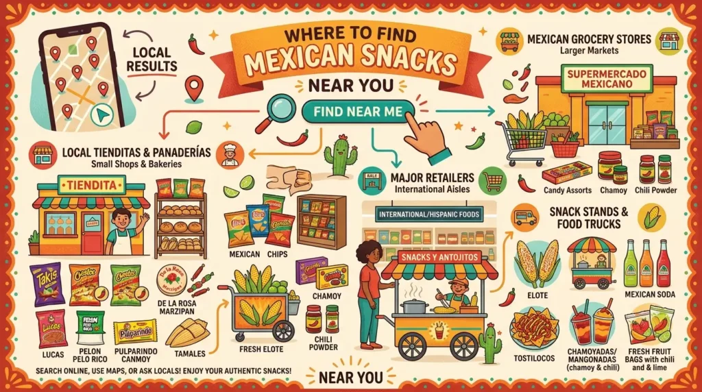 Where to Find Mexican Snacks Near You