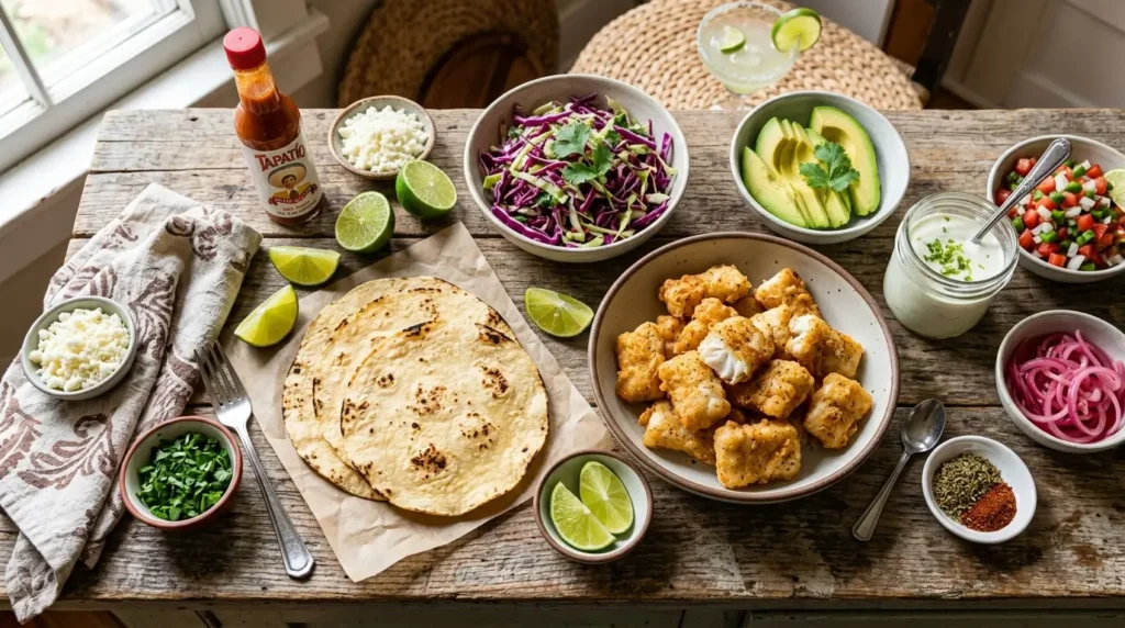Fish Taco Ingredients