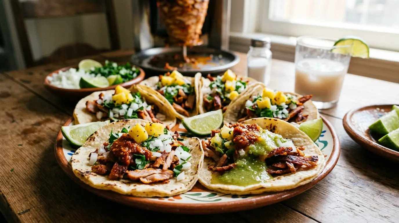 Homemade Tacos Al Pastor – Authentic Mexican Street Tacos Recipe (Juicy, Crispy & Restaurant-Style Flavor)