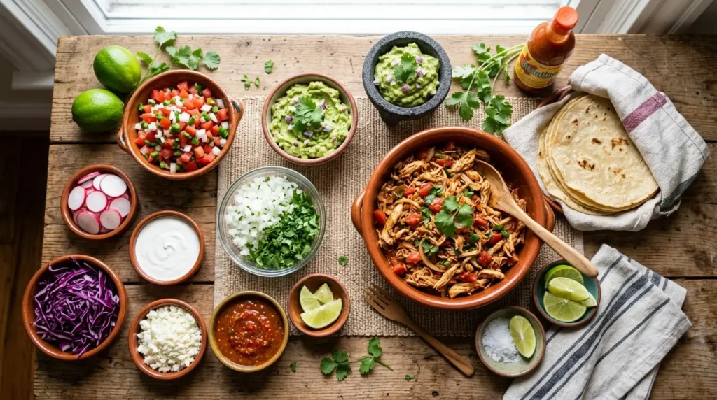 Ingredients for Chicken Tacos
