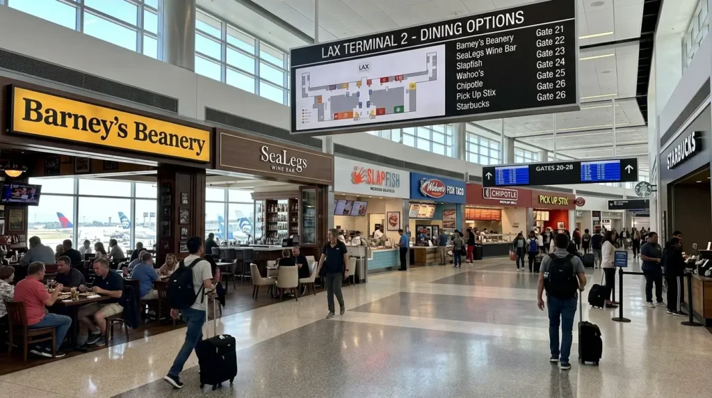 LAX Terminal 2 Dining Options