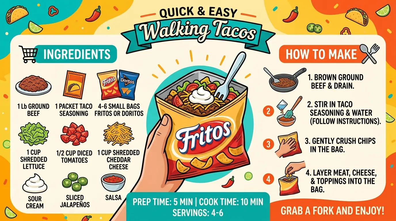 Quick & Easy Walking Tacos Recipe