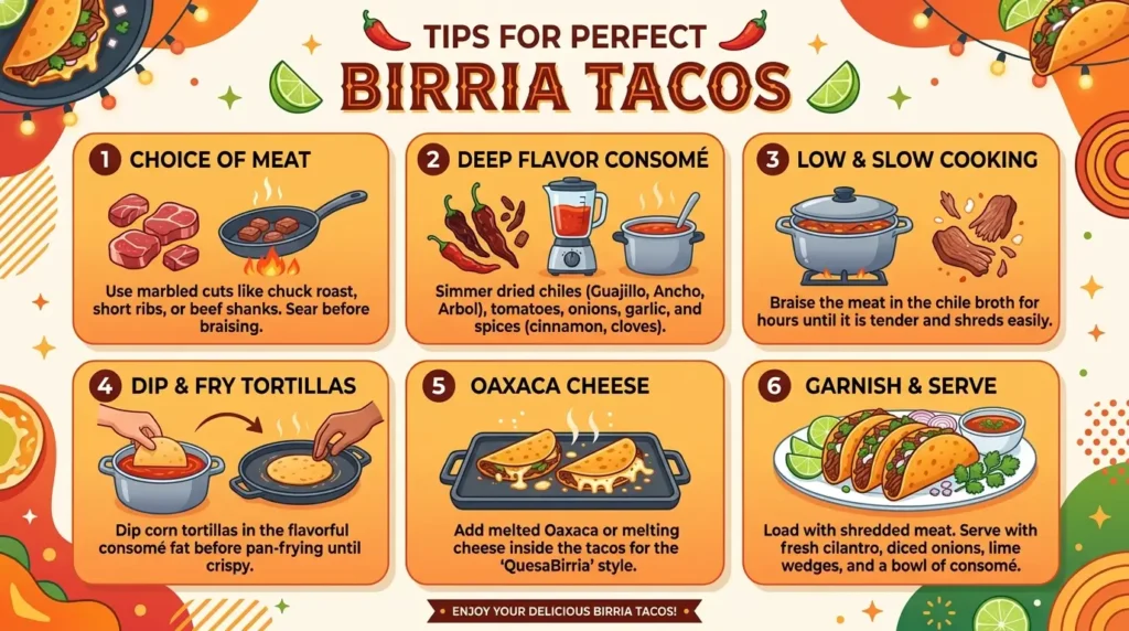 Tips for Perfect Birria Tacos