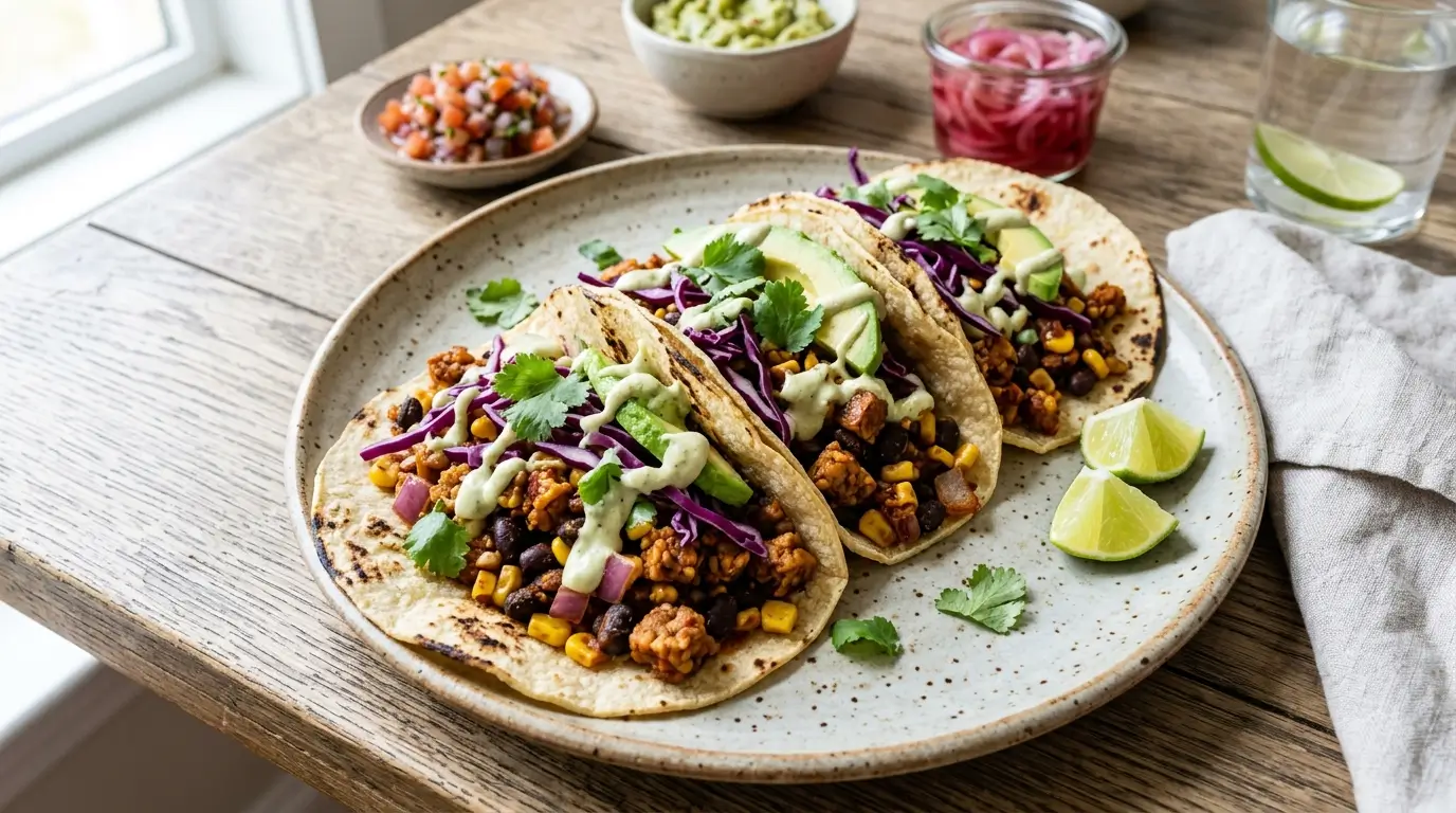 Vegan Tacos Recipe – Easy, Healthy & Flavor-Packed Plant-Based Mexican Tacos