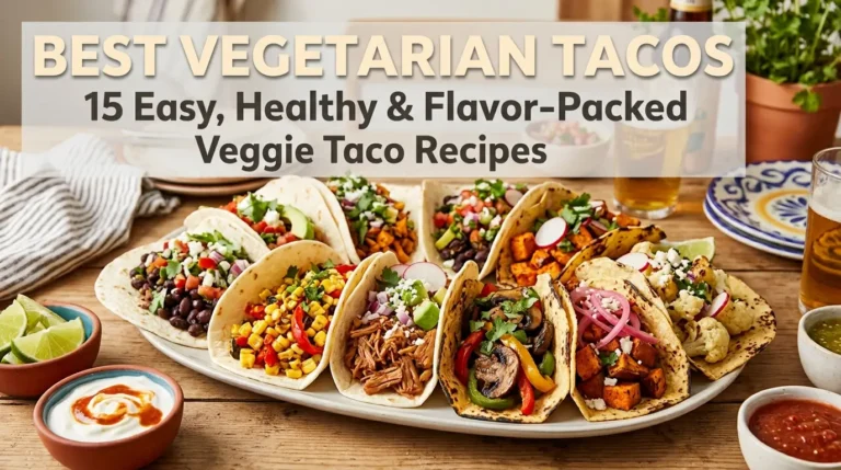 Best Vegetarian Tacos – 15 Easy, Healthy & Flavor-Packed Veggie Taco Recipes