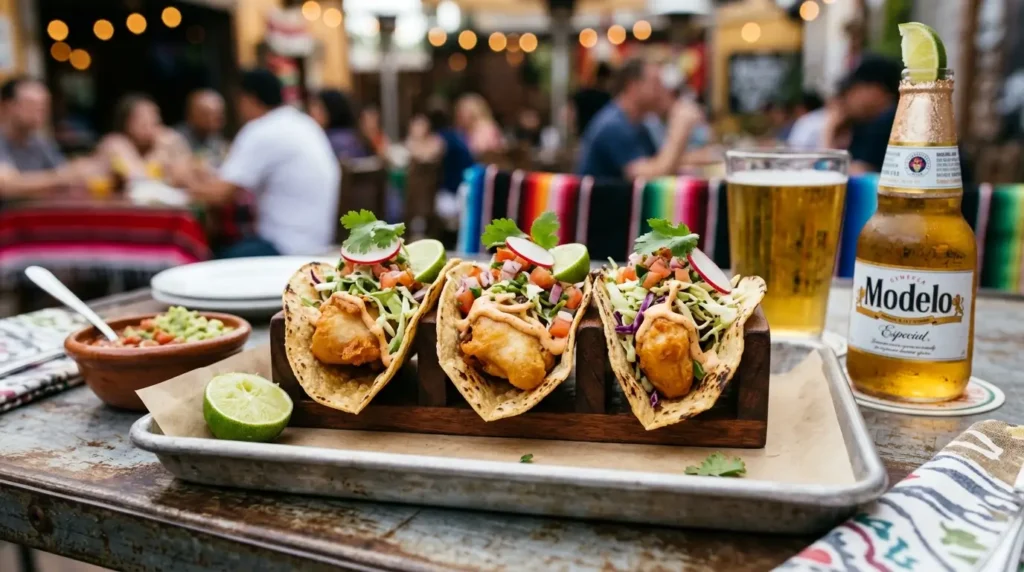 Beer-Battered Fish Tacos