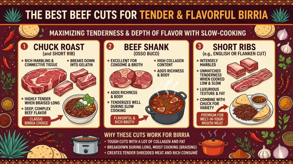 The Best Beef Cuts for Tender and Flavorful Birria
