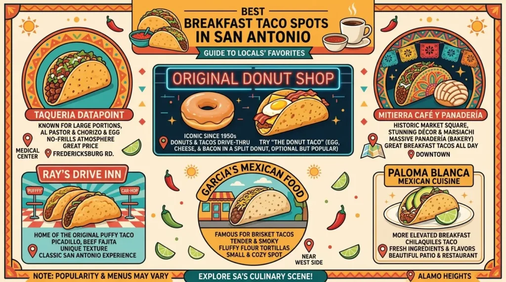 Best Breakfast Taco Spots in San Antonio