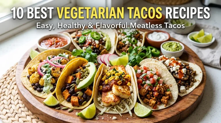 10 Best Vegetarian Tacos Recipes – Easy, Healthy & Flavorful Meatless Tacos