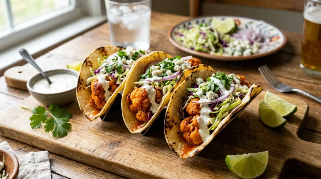 Buffalo Cauliflower Tacos – A Bold and Spicy Meatless Option