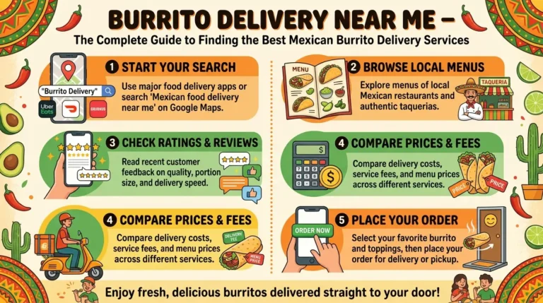 Burrito Delivery Near Me – The Complete Guide to Finding the Best Mexican Burrito Delivery Services