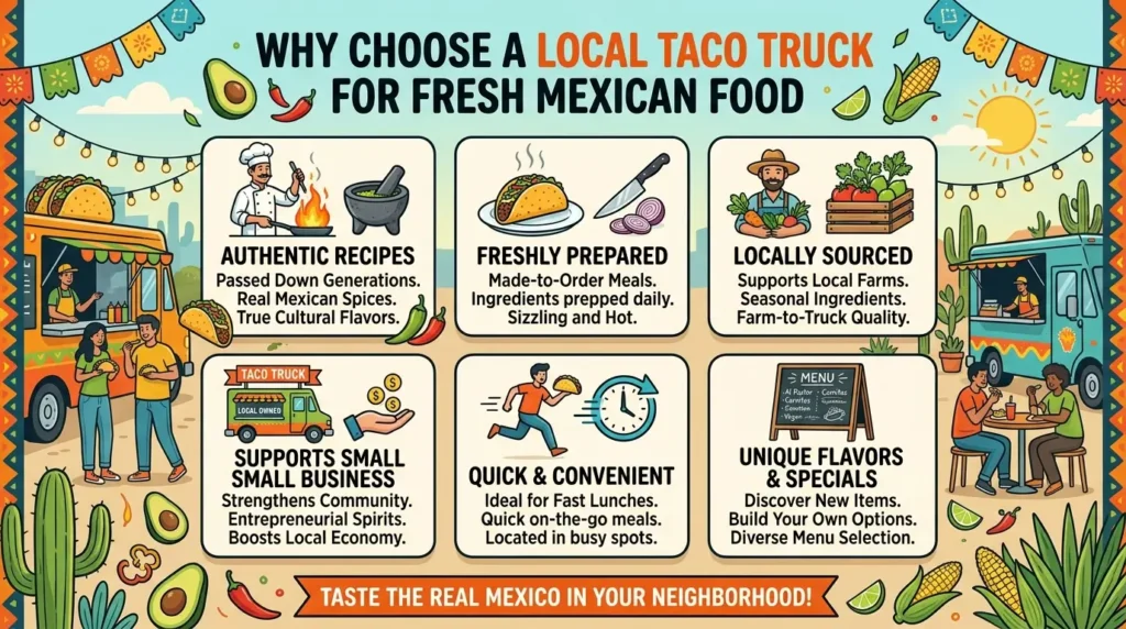 Why Choose a Local Taco Truck for Fresh Mexican Food