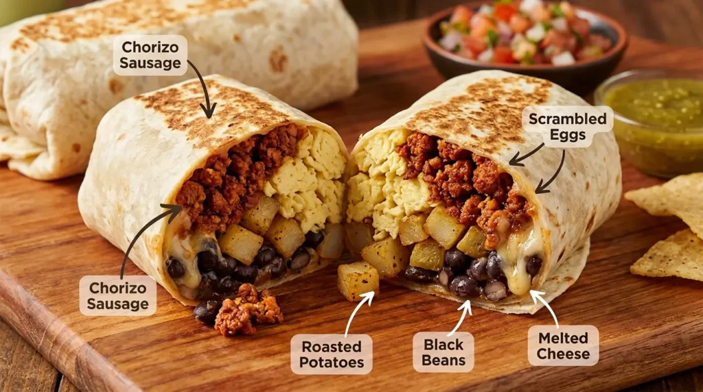 What Comes in a Chorizo Burrito?