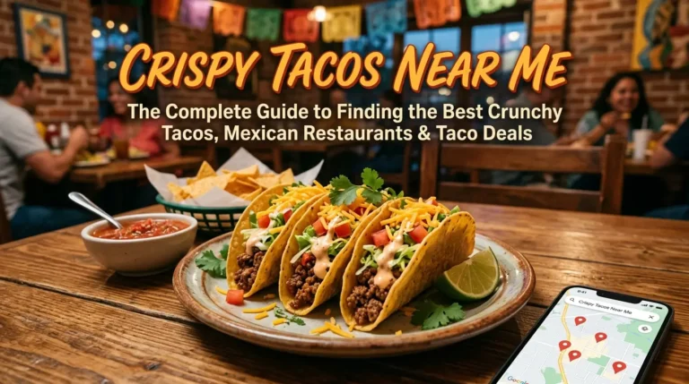Crispy Tacos Near Me – The Complete Guide to Finding the Best Crunchy Tacos, Mexican Restaurants & Taco Deals