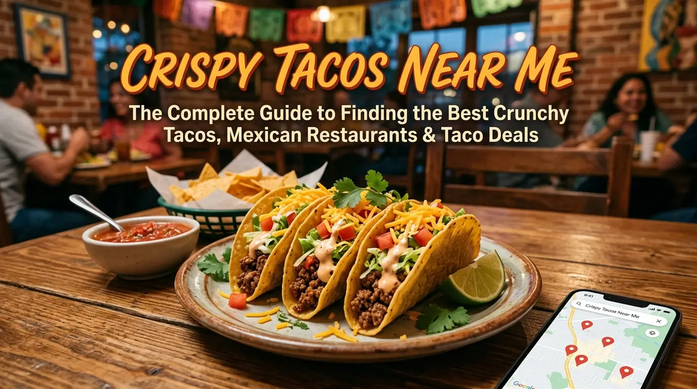 Crispy Tacos Near Me – The Complete Guide to Finding the Best Crunchy Tacos, Mexican Restaurants & Taco Deals