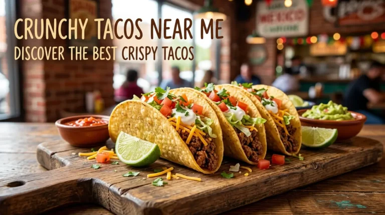 Crunchy Tacos Near Me – Discover the Best Crispy Mexican Tacos Nearby