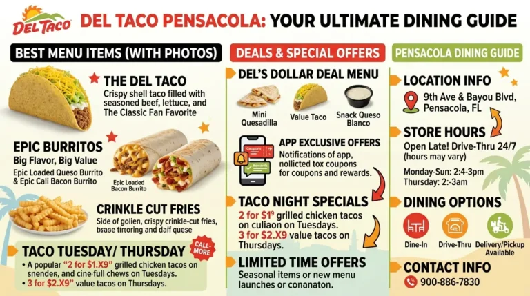 Del Taco Pensacola – Best Menu Items, Deals & Dining Guide