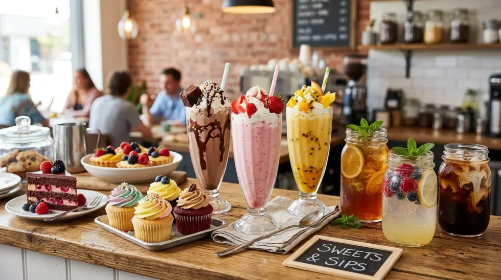 Desserts, Shakes, and Refreshing Beverages