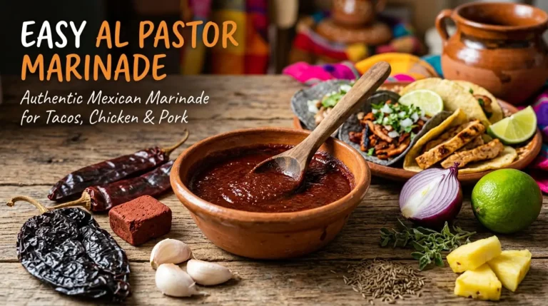 Easy Al Pastor Marinade – Authentic Mexican Marinade for Tacos, Chicken & Pork