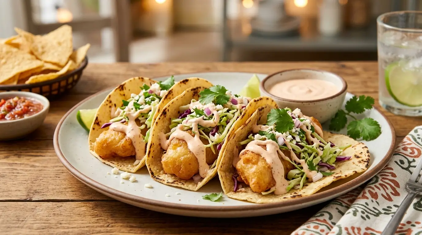 Fish Tacos Recipe with the Best Fish Taco Sauce