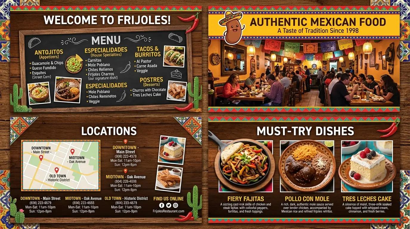 Frijoles Restaurant: Authentic Mexican Food, Menu, Locations & Must-Try Dishes