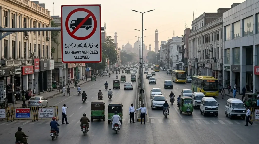 Ban on Heavy Traffic in Lahore and Multan