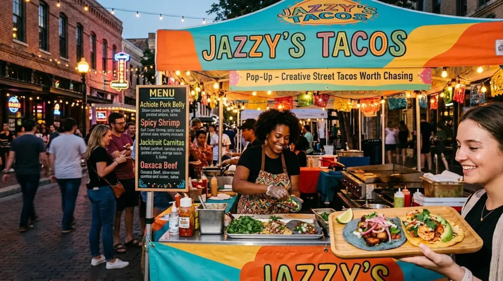 Jazzy's Tacos Pop-Up – Creative Street Tacos Worth Chasing