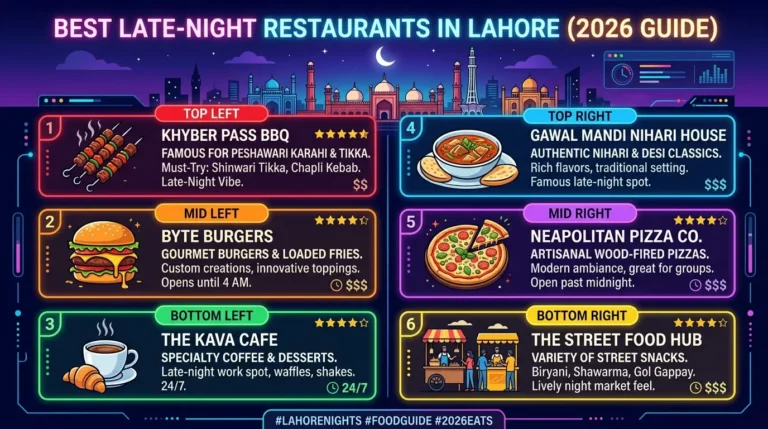 Best Late-Night Restaurants in Lahore (2026 Guide)