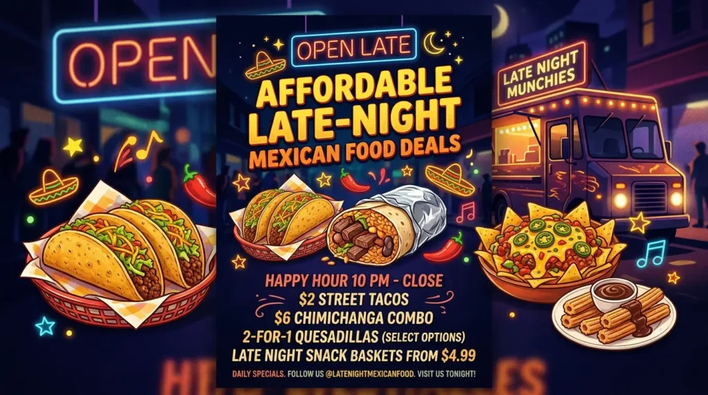 Affordable Late-Night Mexican Food Deals