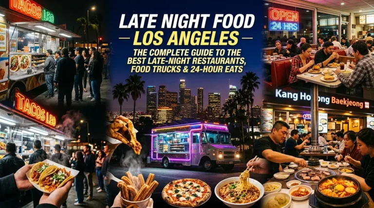 Late Night Food Los Angeles – The Complete Guide to the Best Late-Night Restaurants, Food Trucks & 24-Hour Eats
