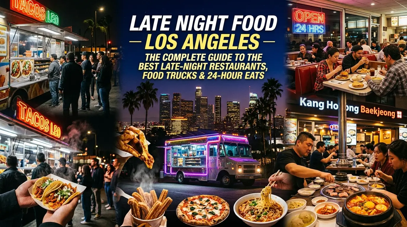 Late Night Food Los Angeles – The Complete Guide to the Best Late-Night Restaurants, Food Trucks & 24-Hour Eats