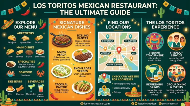 Los Toritos Mexican Restaurant – The Ultimate Guide to the Menu, Signature Mexican Dishes, Locations & Dining Experience