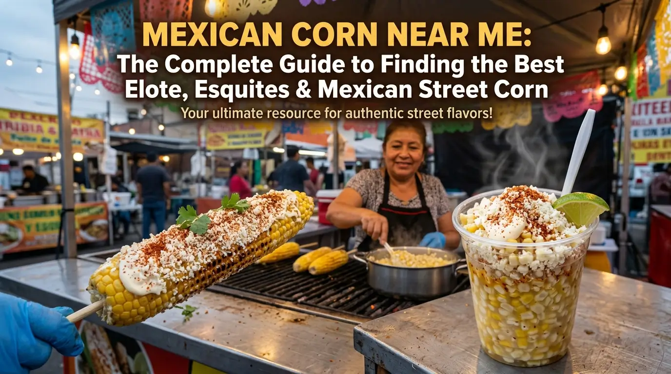 Mexican Corn Near Me – The Complete Guide to Finding the Best Elote, Esquites & Mexican Street Corn