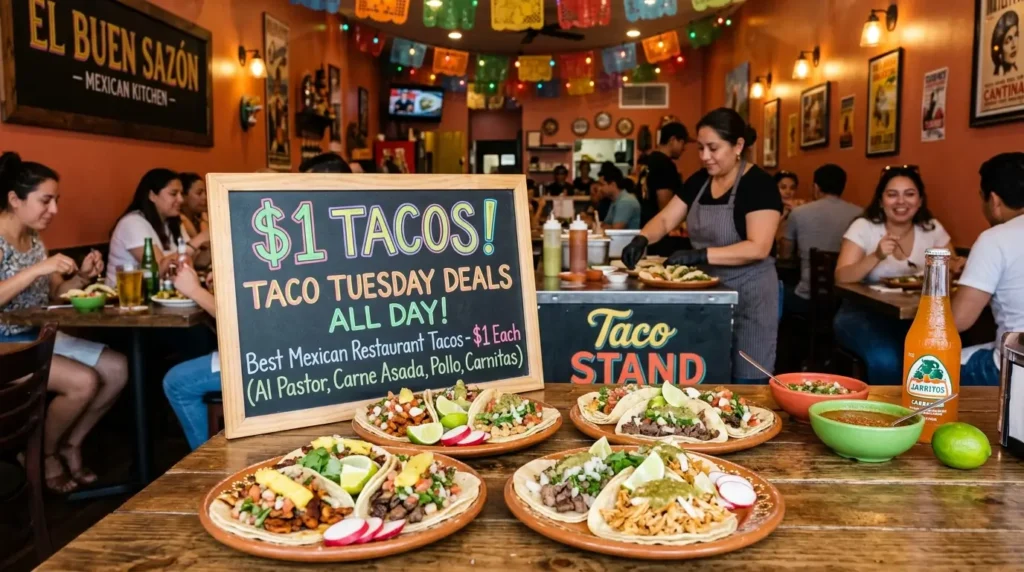 Best Mexican Restaurants Offering $1 Taco Deals