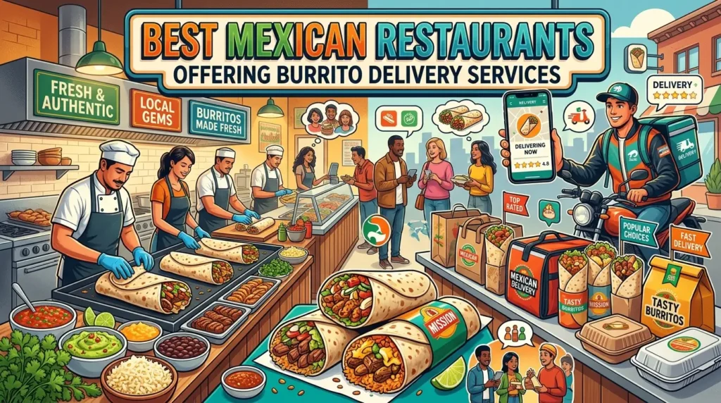 Best Mexican Restaurants Offering Burrito Delivery Services