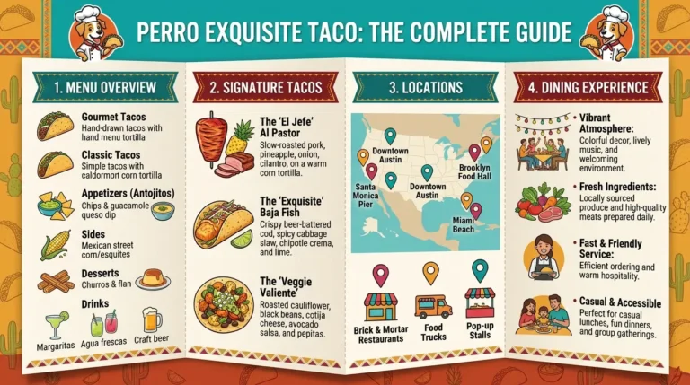 Perro Exquisite Taco – The Complete Guide to the Menu, Signature Tacos, Locations & Dining Experience