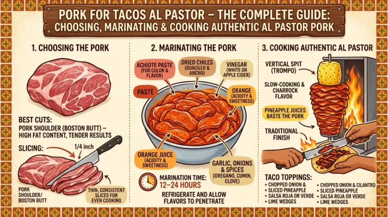 Pork for Tacos al Pastor – The Complete Guide to Choosing, Marinating & Cooking Authentic Al Pastor Pork